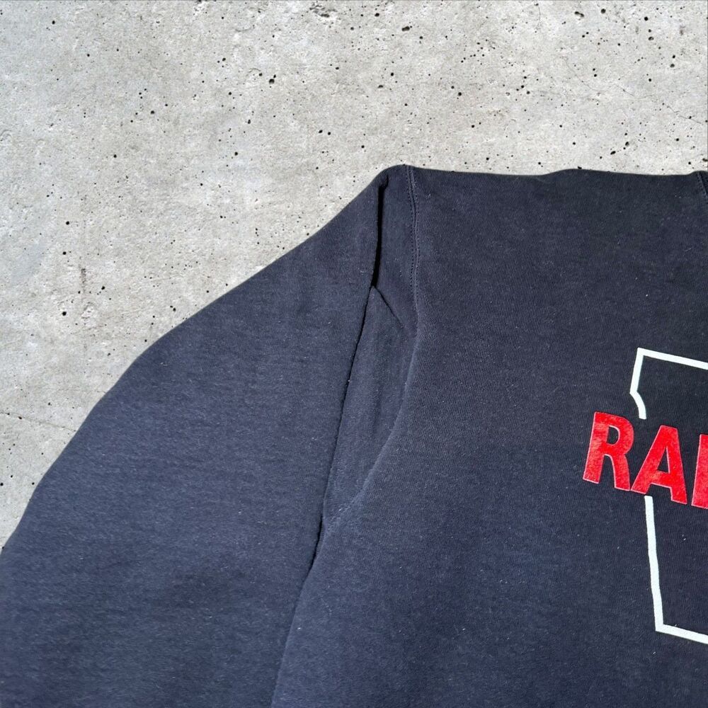 Vintage 1995 Rangeview Ball Sweatshirt Navy XL Rangeview High School Colorado - Picture 5 of 10